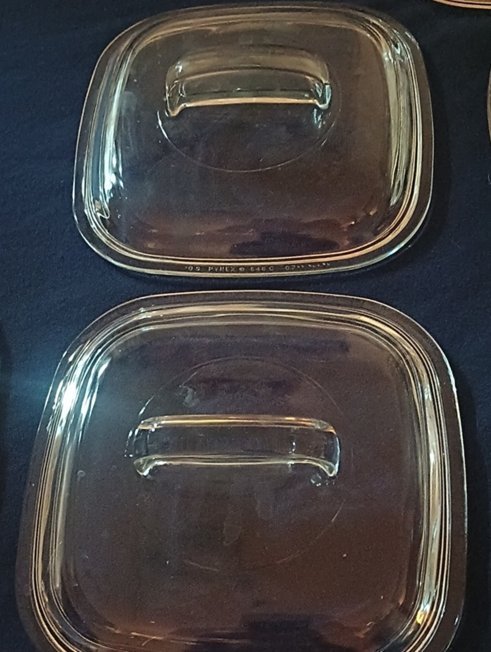 Pyrex Clear Glass Square Lids (Set of 2)
